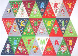 Books: Christmas Bunting Panel