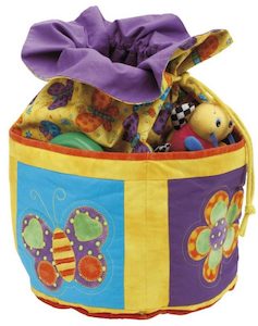 Toy Bag - Pretty Petals Pattern by Kids Quilts