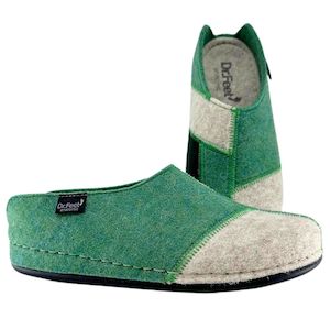 Shoe: DR FEET HILDA GREEN MIX