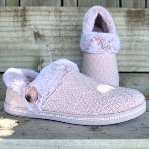 SKECHERS COZY CAMPFIRE GIRLS NIGHT IN BLUSH