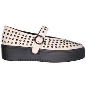 Shoe: MINX STANLEY STUD BONE