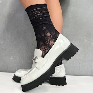 MINX LOAFER SOCK BLACK