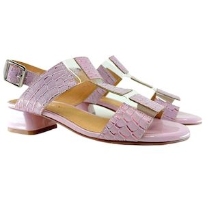 BRESLEY ANGELIC PINK METAL CROC