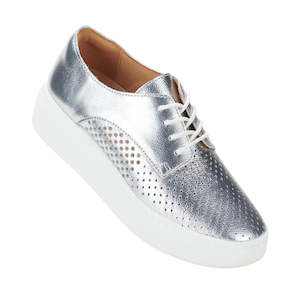 Shoe: ROLLIE DERBY CITY PUNCH SILVER