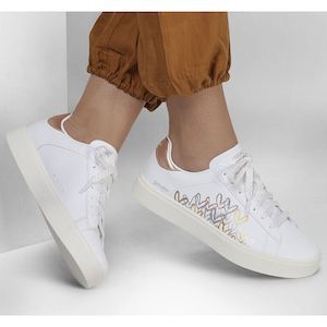 SKECHERS EDEN LX GLEAMING HEARTS WHITE MULTI