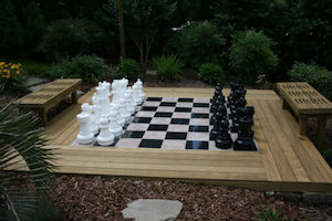 Garden Chess Set 640mm King