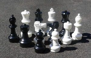 Garden Chess Set 300mm King