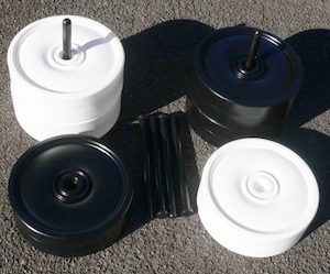 Garden Draughts Set 250mm Diameter