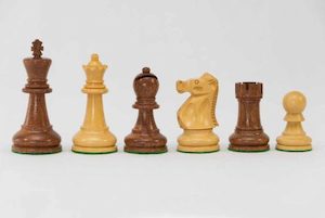 Babul Ultimate HEAVY WEIGHTED Chessmen. 90mm King