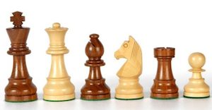 Babul Universal Chessmen. 95mm King