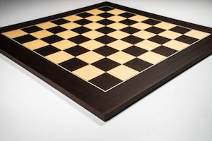 Wenge and Maple Deluxe Chess Board 35mm Squares