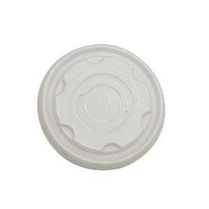 GREEN CHOICE CPLA Soup Bowl Lids - White - 2 Sizes - 500 or 1000pcs