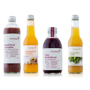 Fruit juices, single strength or concentrated: Chia Sisters Collection x12 Pack