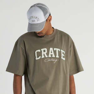 Varsity Box Fit Tee - Seagrass