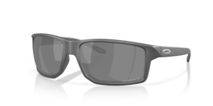 Oakley Sunglass - GIBSTON XL Steel/Prizm Black Polarized