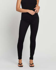 High Licks Crop Jeans - Primo Black