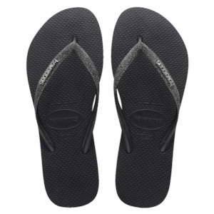 Havaianas Slim Glitter Jandal - Black