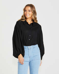 Clothing: Adeline Shirt - Black