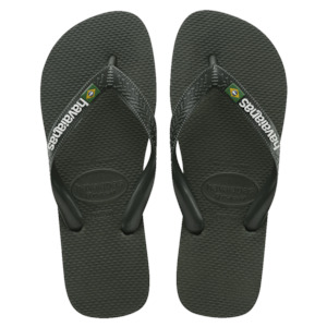 Havaianas Brazil Logo Jandal - Moss/Moss