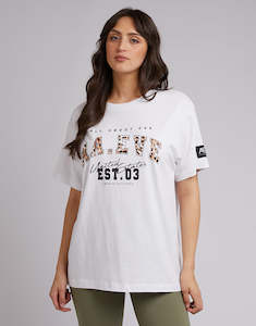 Jordan Leopard Tee - White