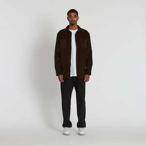 Clothing: Mason Cord Shirt - Brown