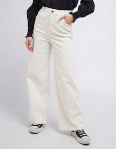 Archer Cord Pant - White