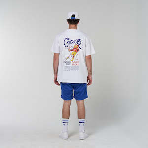 Clothing: X Space Man Candy Scripted T-Shirt - White