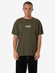 Thrills Workwear Embro Merch Fit Tee - Grape Leaf