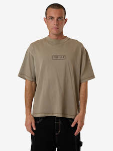 Lost In Paradise Embro Box Fit Tee - Aluminium