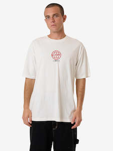 Clothing: Hidden Agenda Oversize Fit Tee - Dirty White