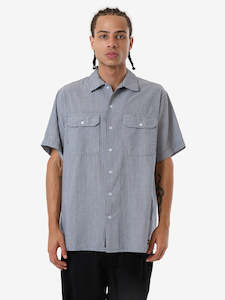 Union Short Sleeve Shirt - Light Petrol