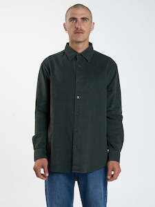 Gravitating Naturally Cord L/S Shirt - Thyme