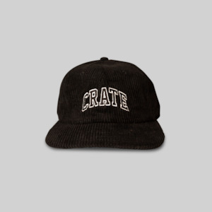 Cord Varsity Cap - Black