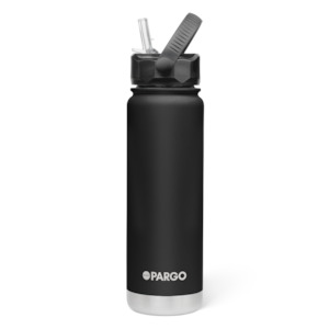 750ml Insulated Sports Bottle - Midnight Black