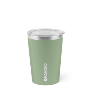 12oz Insulated Coffee Cup - Eucalypt Green