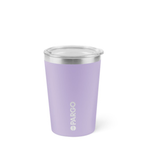 12oz Insulated Coffee Cup - Love Lilac