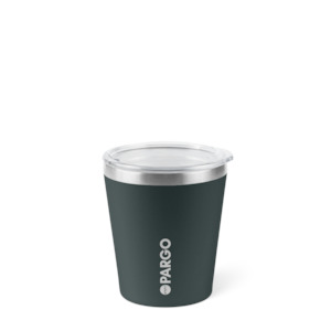 8oz Insulated Coffee Cup - BBQ Charcoal