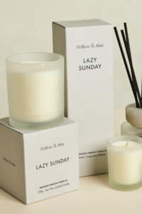 Lazy Sunday Smoked French Vanilla 230g Soy Candle