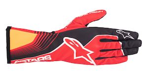 Alpinestars Youth 1 K V2 Future Kart Gloves Red/Tangerine