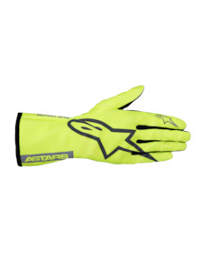 Alpinestars 1-K Youth Pure Kart Gloves Yellow Fluro/Matt Gray/Dark Silver