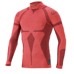 Alpinestars Red and Dark Red ZX EVO V2 Underwear Top