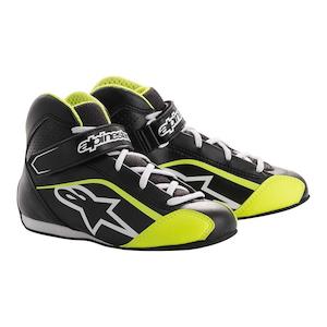 Alpinestars 1-KS Youth Kart Shoe Black White Yellow Fluro