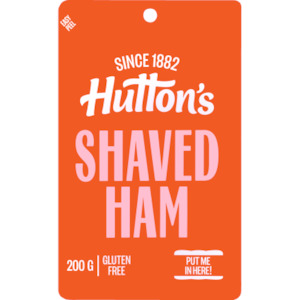 HUTTONS SHAVED HAM (200gm)