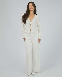 Clothing: Savannah Pant - Ivory