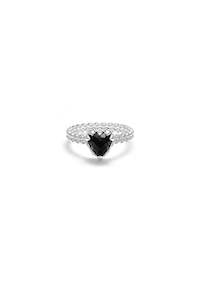 Clothing: Mini Claw Ring - Onyx