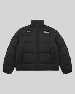 Halo Puffer Jacket - Black