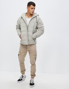 Clothing: Domain Puffer Jacket - Fog