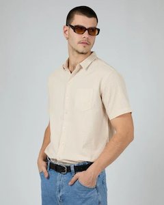 Seersucker SS Shirt - Chalk