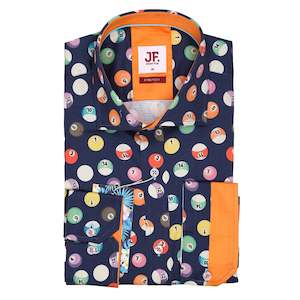 Clothing: Long Sleeve Print Shirt - 8 Ball Print