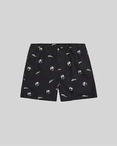 Clothing: 8 Ball Beach Short - Black